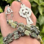 Square Connemara Marble Rosary image