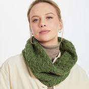 Newport Aran Green Cable Snood image