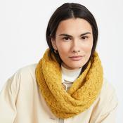 Newport Aran Yellow Cable Snood image