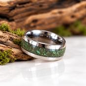 Crushed Connemara Marble Ring