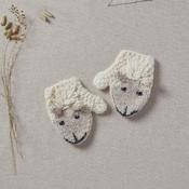 Shepley Baby Aran Wool Mittens