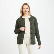 Avondale Ladies Tweed Green Cardigan