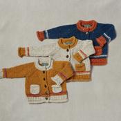 Réalta Baby Roll Neck Cardigan- Starbright image