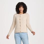 Epona Cotton-Linen Cream Cardigan