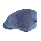 Blue Driving Linen Cap image
