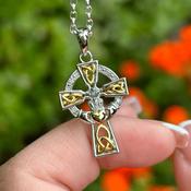 Claddagh Cross Necklace image