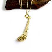 9k Yellow Gold Gaelic Hurl Pendant