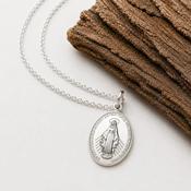 Medium Sterling Silver Miraculous Medal