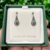 Connemara Marble &amp; Marcasite Earrings image