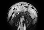 Man on a Escalator