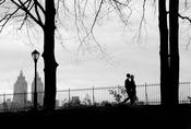 Walking in Central Park