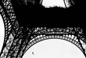 Hanging from the Eiffel Tower