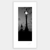 London by night image