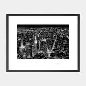 New York by night image