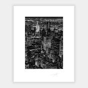 New York by night image