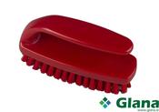 HILLBRUSH Professional, Grippy Nail Brush, 110mm, Medium - Glana