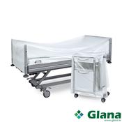 DEISS UNIVERSAL® Bed Covers, Transparent, 3200mm x 950mm, HDPE, 1µ, 1 Roll x 200 covers - Glana