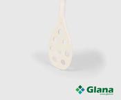 HILLBRUSH Paddle with Holes, One Piece 260mm x 167mm x 1135mm, -20ºC to 80ºC, White - Glana