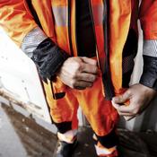 ELKA VISIBLE Xtreme Hi-Visibility Midlayer Zip-In Jacket – Ultimate Safety and Unmatched Visibility in Hi Vis Yellow or Orange - Glana image