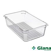 Discover the ARAVEN Polycarbonate Perforated Container GN 1/1 - 17 L: Enhance Your Kitchen Efficiency Today! - Glana image