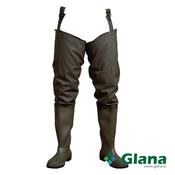 ELKA Olive Green Thigh Waders - Unyielding, Rugged, and Fearless Protection - Glana image