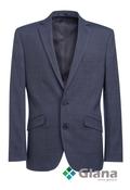 Prime BROOK TAVERNER Navy Check Lucio Slim Fit Jacket, 2 Button - Glana image