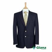 Laidback BROOK TAVERNER Oxford Navy Blazer 100% Wool Classic Fit - Glana image