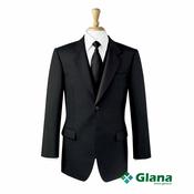 Outstanding BROOK TAVERNER Black Lounge Jacket 100% Wool - Glana image
