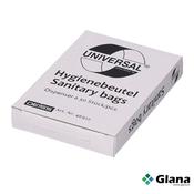 Pristine DEISS UNIVERSAL® Hygiene Sanitary Bags, 80mm + 70mm x 250mm, 12µm – Reliable &amp; Clean - Glana image