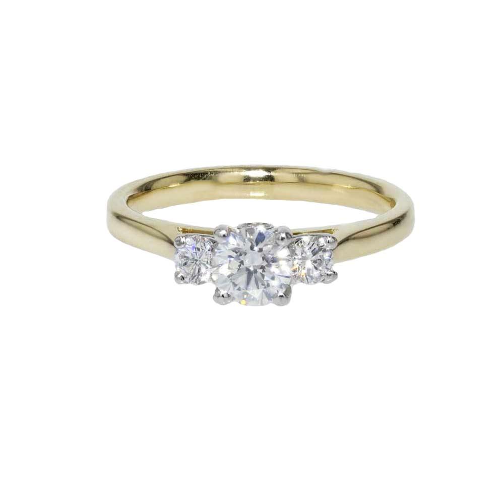 Gorgeous 18k White Gold Blue Sapphire Diamond Engagement Ring – DESIGNYARD