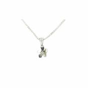 Sterling Silver Burren Single Flower Pendant image