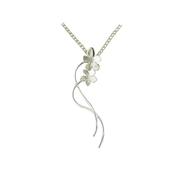 Sterling Silver Burren Flower Pendant image