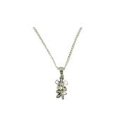 Sterling Silver Double Burren Flower Pendant image