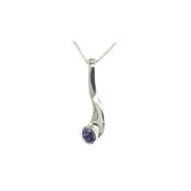 Sterling Silver Iolite Pendant image