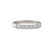 Platinum Ring set with 5 Diamonds image