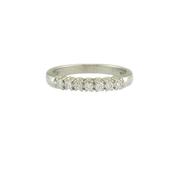 Platinum Eternity Ring Set with 7 Diamonds image