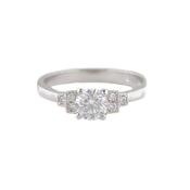 Vintage Style Diamond Solitaire Ring image