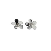 Sterling Silver Medium Burren Flower Earrings image