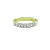 18ct. Yellow Gold Eternity Ring with Platinum Overlay image