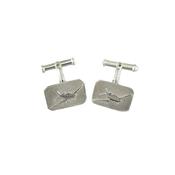 Sterling Silver Aeroplane Cufflinks image