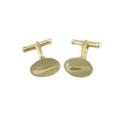 9ct. Yellow Gold Hurley Cufflinks image