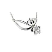 Double Burren Flower Crossover Pendant image