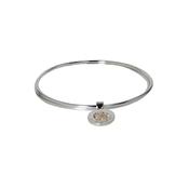Sterling Silver Burren Flower Bangle image