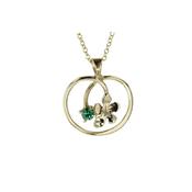 9ct. Gold Pendant with Burren Flower image