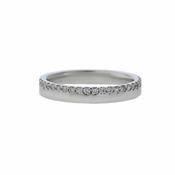 Platinum Ring, 23 Pavé set Diamonds image
