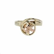 9ct. Gold Burren Flower Ring image