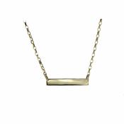 9ct. Gold Name Plate image