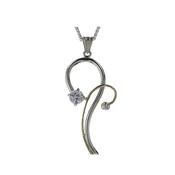Sterling Silver and Yellow Gold Pendant image