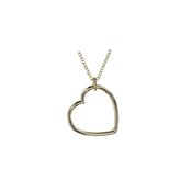 9ct Yellow Gold Heart Pendant image