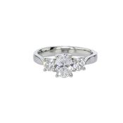 Trilogy - 3 Stone Platinum Diamond Ring image